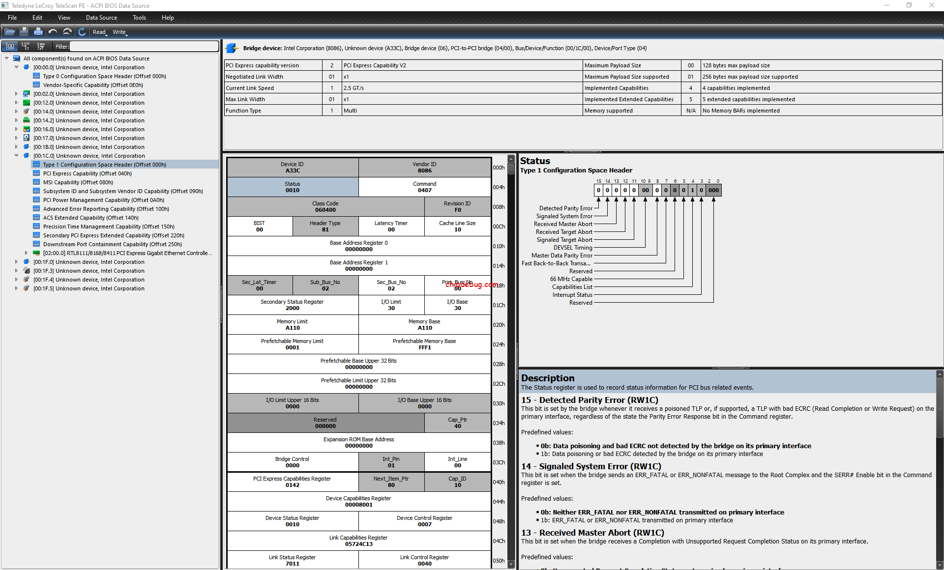 推荐两个实用的PCIe工具软件-ChipDebug