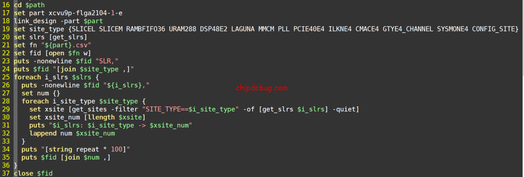xilinx FPGA开发工具Vivado下查看芯片资源-ChipDebug