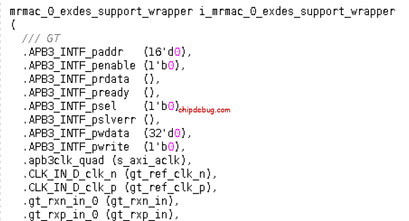 如何在xilinx  versal FPGA的IPI流程中修改(以太网)IP工程(及其所包含的GT模块)的代码与属性-ChipDebug