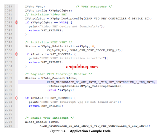 赛灵思的HDMI Receiver Subsystem 用户手册pg236翻译和学习(18)-ChipDebug