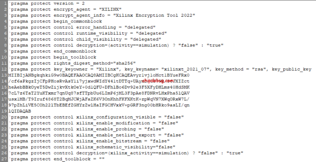 如何在Vivado中对RTL源文件进行加密-ChipDebug