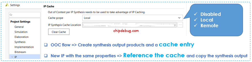 缩短Vivado编译时间(5):使用IP Cache-ChipDebug