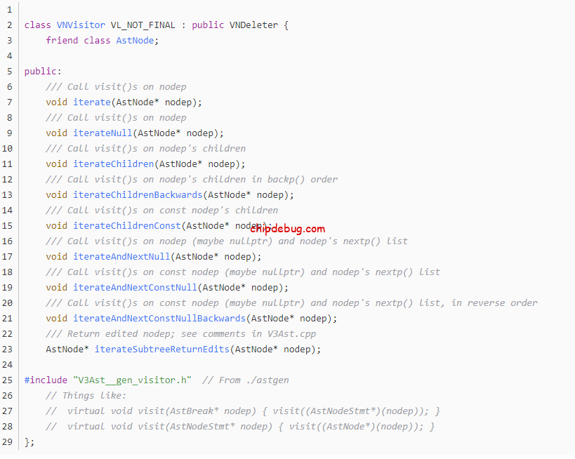 开源仿真工具Verilator入门2:主要数据结构介绍-ChipDebug