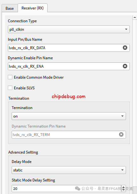 LVDS用法-ChipDebug