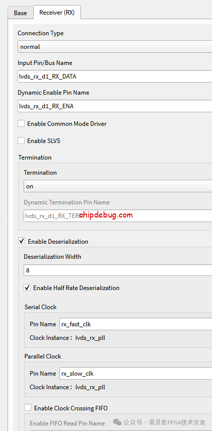 LVDS用法-ChipDebug