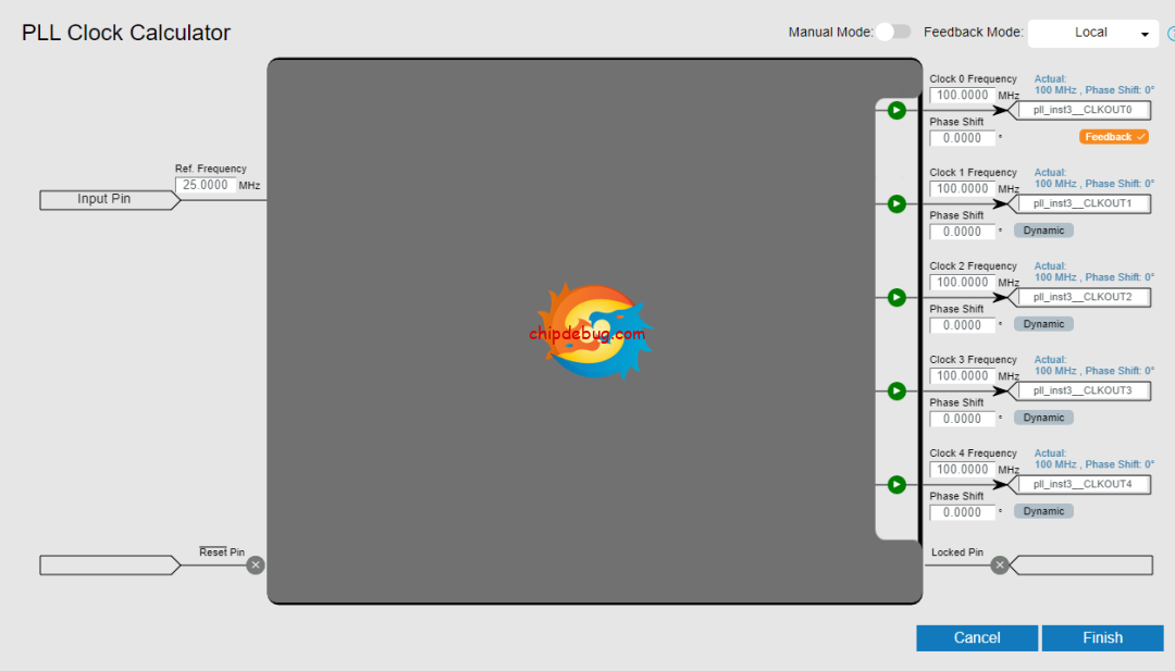 MIPI2.5G DPHY TX demo移植 -v2-ChipDebug