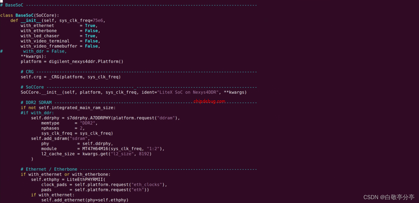 Nexys4 DDR开发  Litex启动Linux-ChipDebug