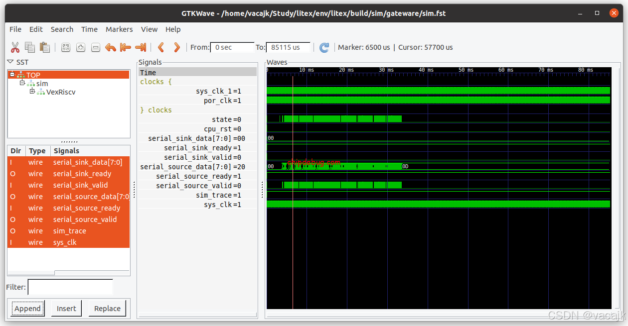 【LiteX】【仿真】使用litex_sim在Python环境中实现FPGA SoC仿真测试-ChipDebug