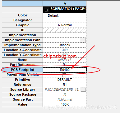 Cadence每日一学_08 | OrCAD绘制原理图 - 元器件封装FootPrint信息处理及显示-ChipDebug